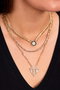 Heliophilia Silver Collar de metal Dorado ajustable